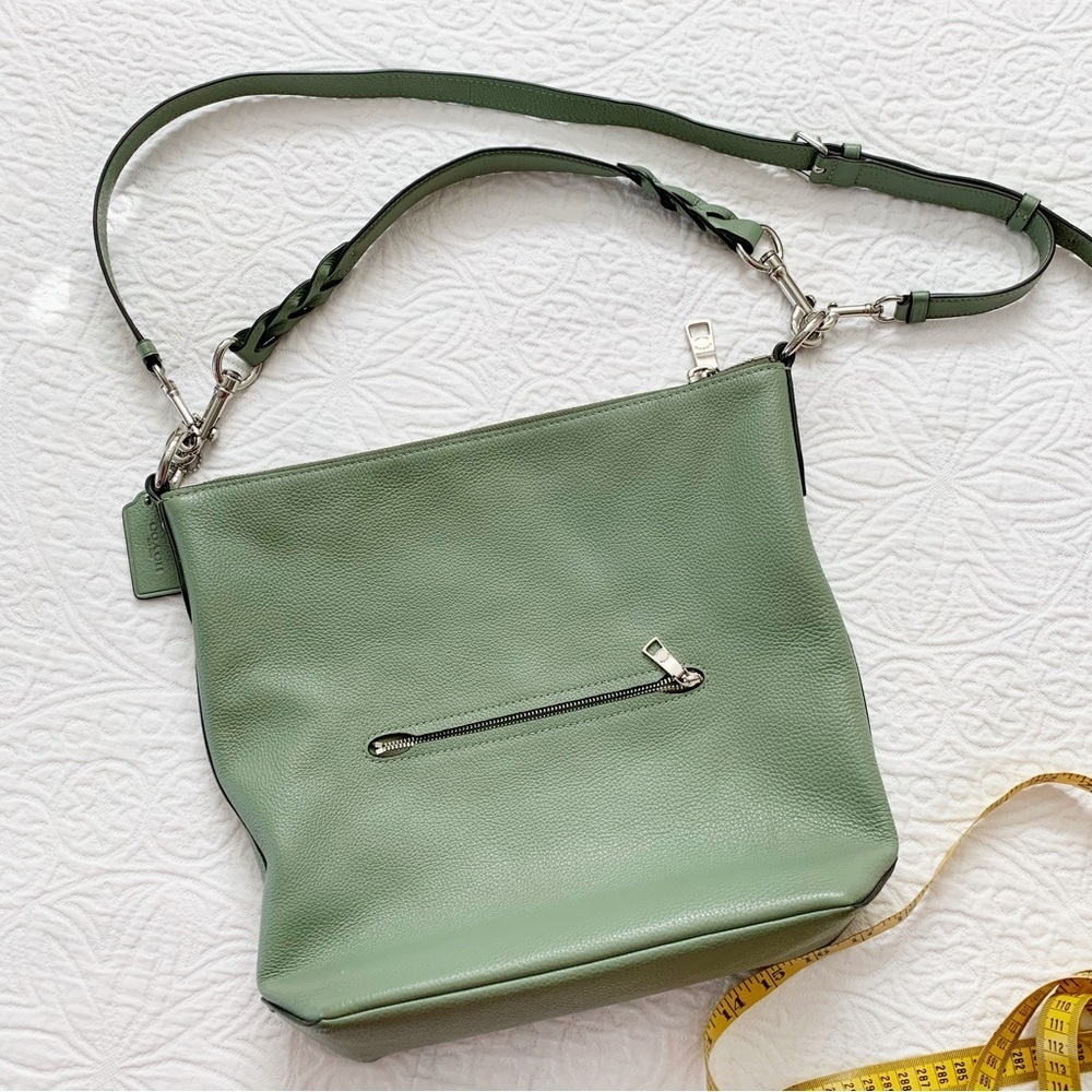 Coach Abby Leather Duffle‎ Tote Bag, Green - Picture 3 of 14